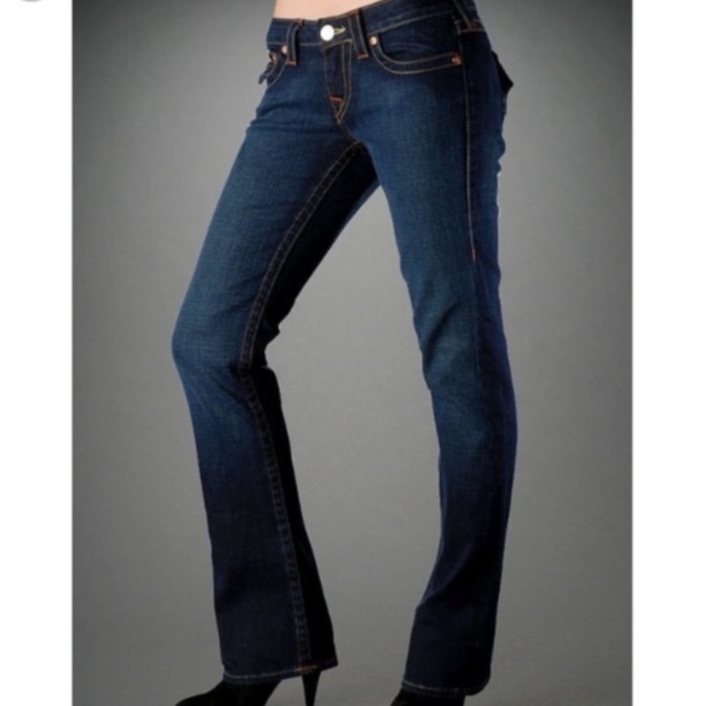 True Religion Bobby Blue Jeans Womens Size 24